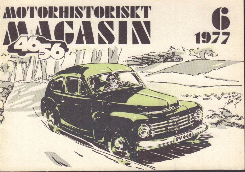 Motorhistoriskt Magasin Swedish Car Magazine 6 1977 Volvo 040317nonDBE