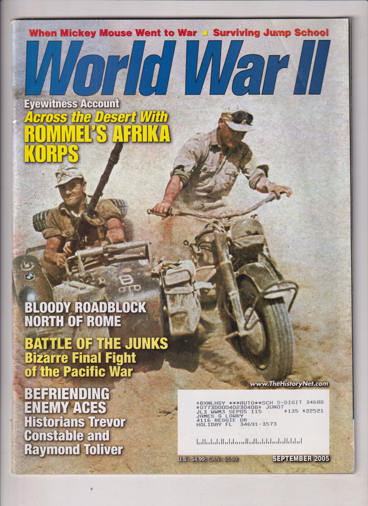 World War II Mag Rommel's Afrika Korps September 2005 011320nonr