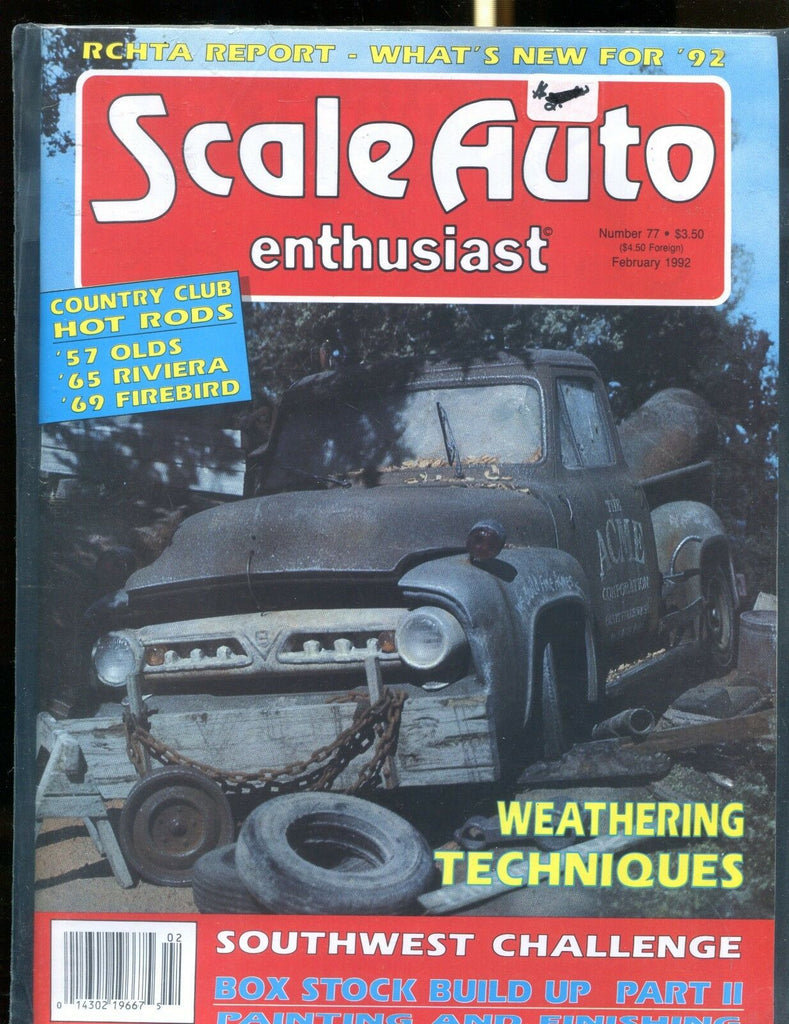 Scale Auto Enthusiast Magazine February 1992 '57 Olds EX No ML 122916jhe