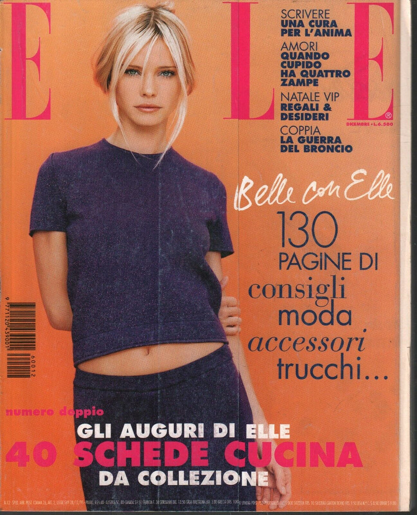 Elle Italian Fashion December 1996 Liam Neeson Glenn Close 100520ame