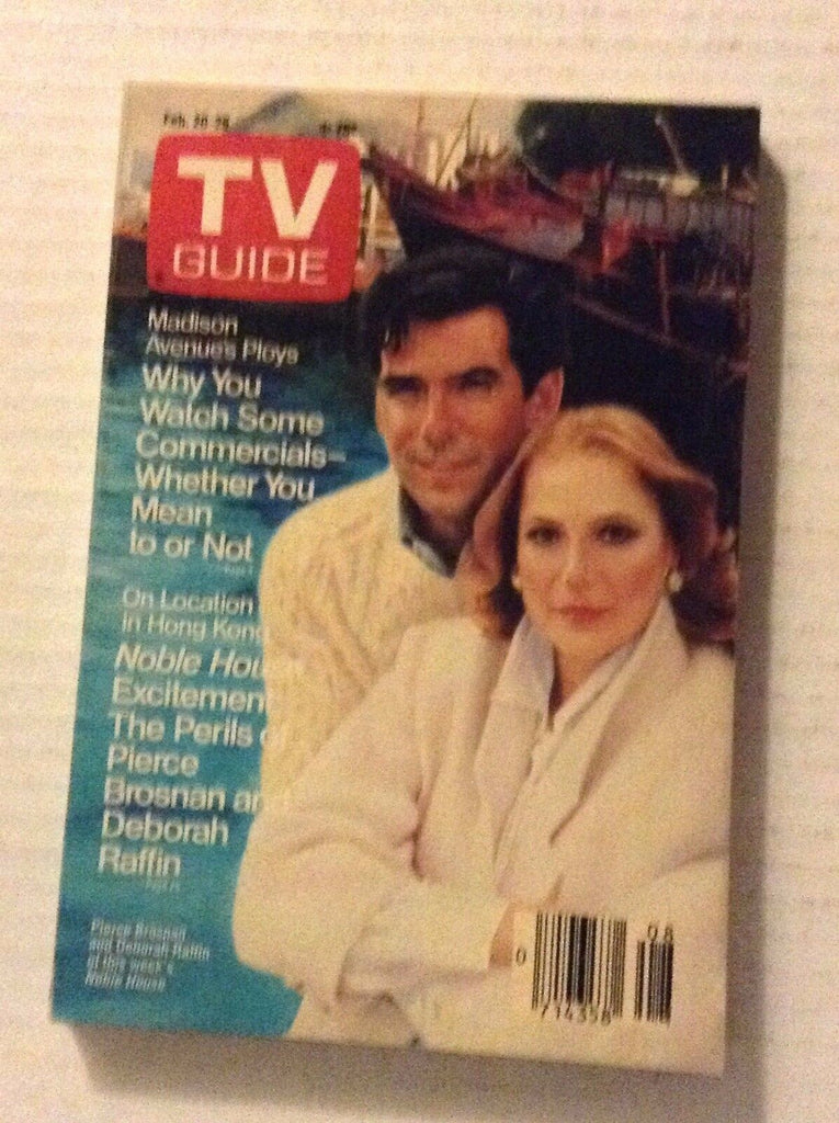 Tv Guide Magazine Madison Avenue Pierce Brosnan February 20-26 1988 021417RH