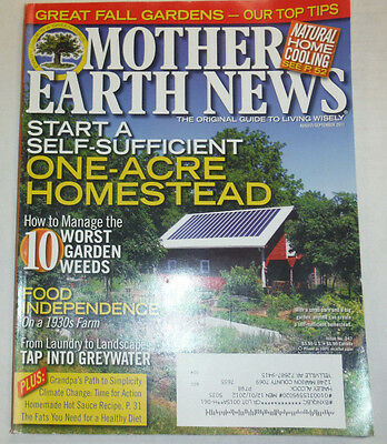 The Mother Earth News Magazine Self Sufficient Homestead September 2011 020515R