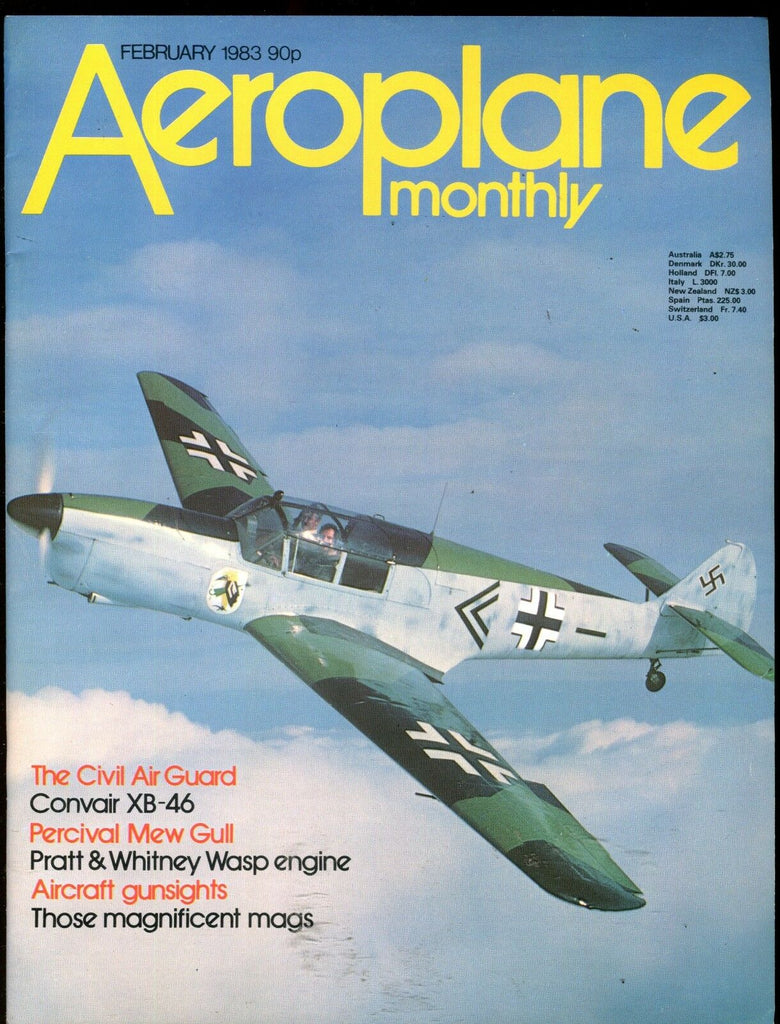 Aeroplane Monthly Magazine February 1983 The Civil Air Guard EX No ML 113016jhe