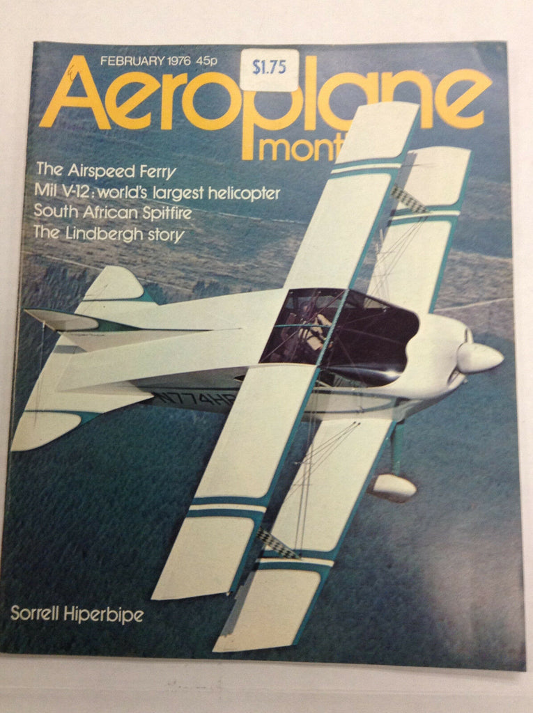 Aeroplane Monthly Aviation Magazine Airspeed Ferry February 1976 121416R
