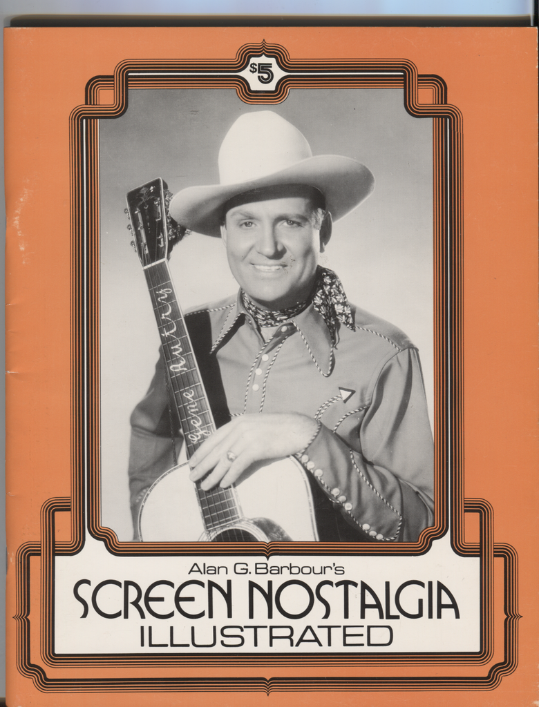 Alan G Barbours Screen Nostalgia Illustrated #1 1975 RARE 062420DBE
