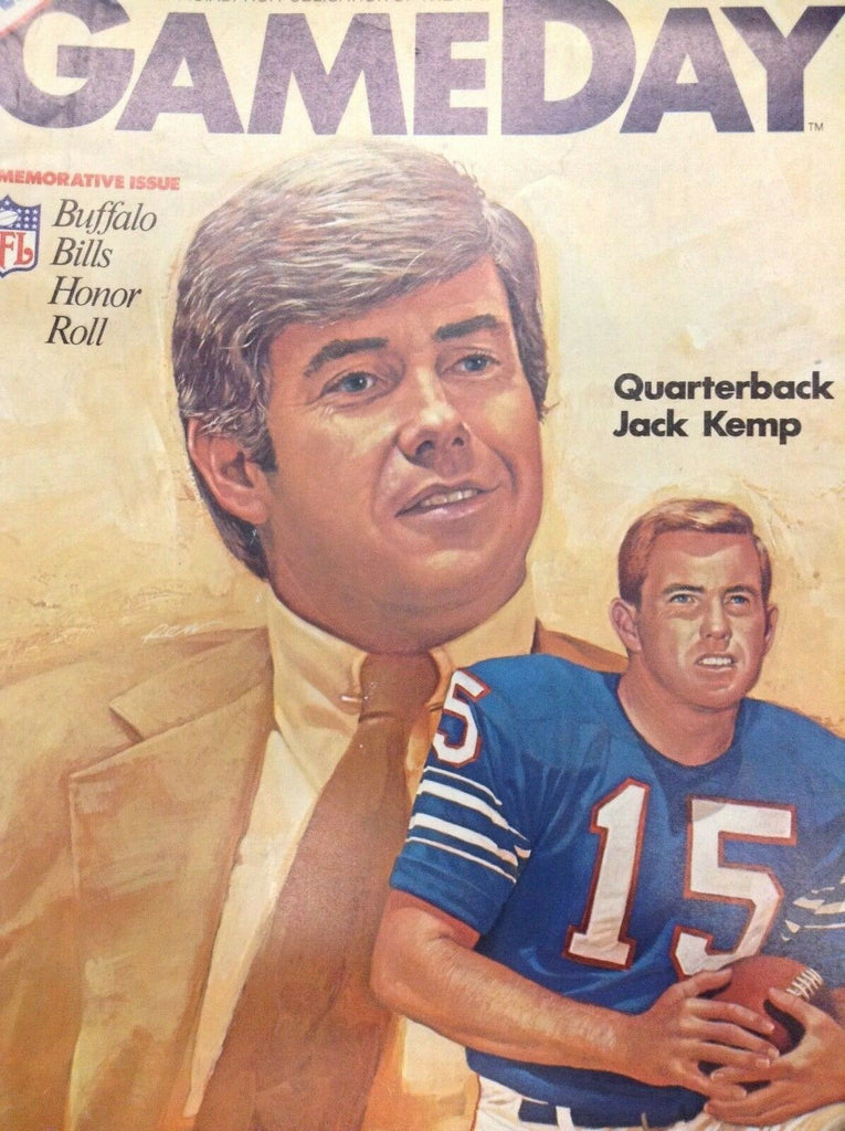 Gameday Magazine Jack Kemp Buffalo Bills Honor Roll November 18, 1984 012319nonr