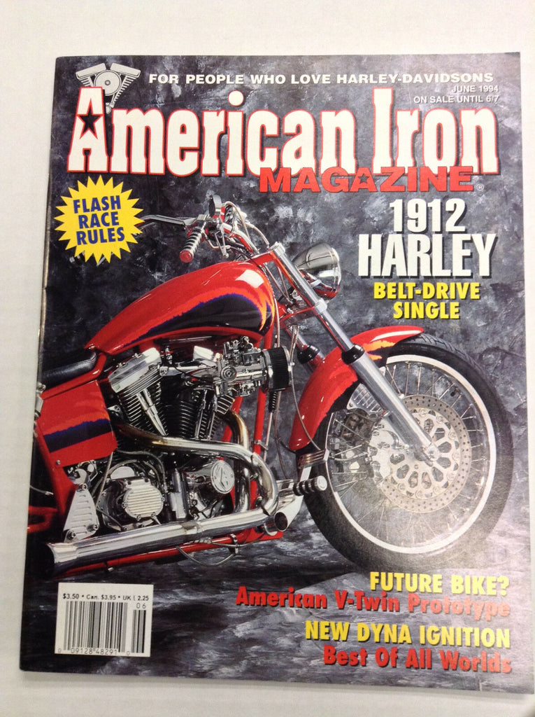 American Iron Magazine 1912 Harley Belt Drive Single June 1994 031017NONRH