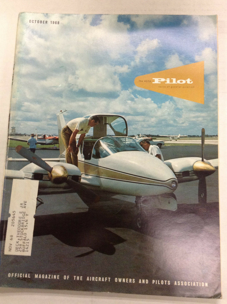 The Aopa Pilot Magazine Cessna Aeromarine-Klemm Series October 1968 120116R