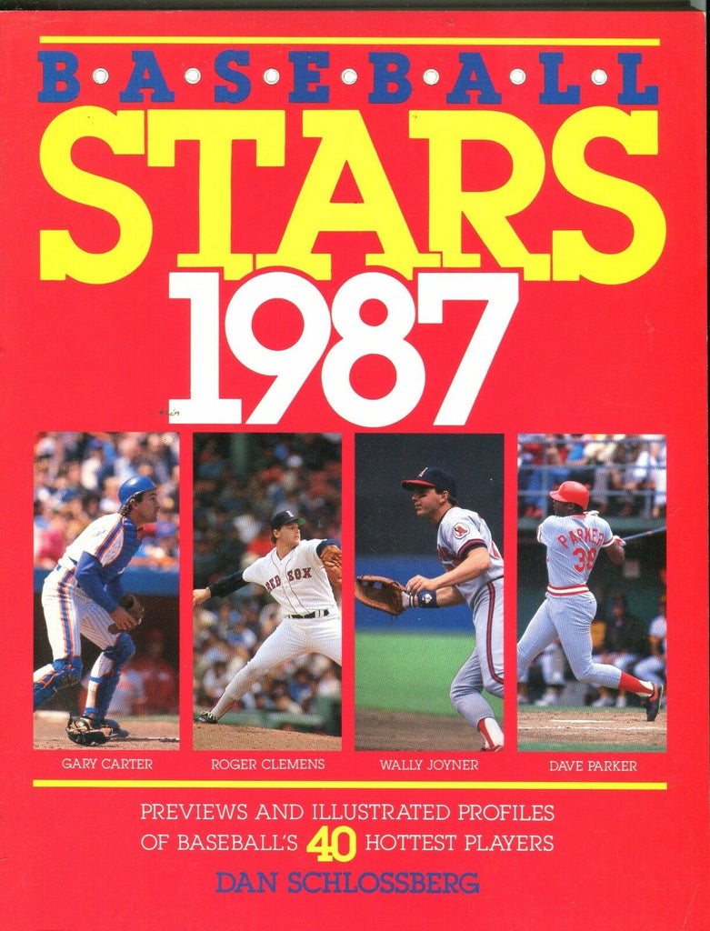 Baseball Stars Book 1987 Roger Clemens Dave Parker EX 031717nonjhe