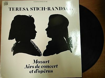 33 RPM Vinyl Teresa Stich Randall Mozart Airs de Concert et d'op Stereo 021615SM