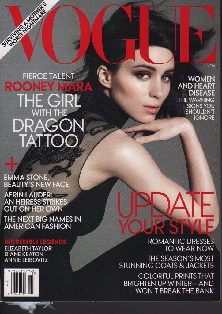 Vogue November 2011 Rooney Mara, Emma Stone 072117nonDBE