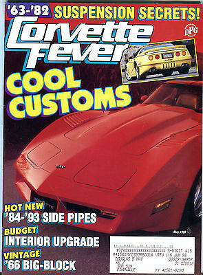 Corvette Fever Magazine May 1993 Cool Customs EX 031816jhe
