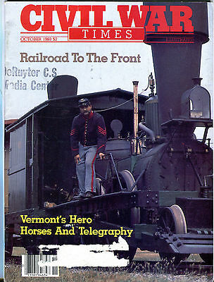 Civil War Times Magazine October 1983 Railroad To The Front EX 081516jhe