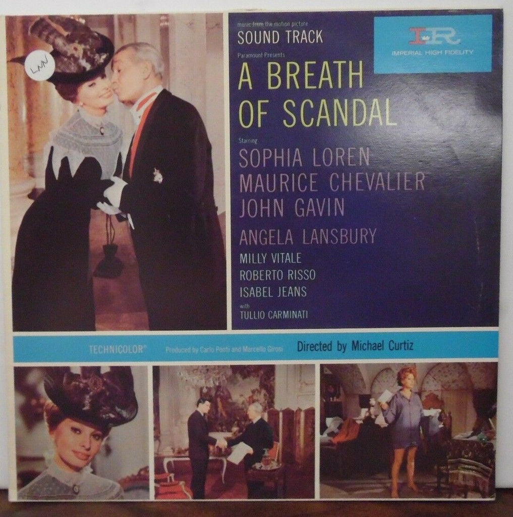 Music from Soundtrack A Breath of Scandal Sophia Loren AUSLP1011 042918LLE