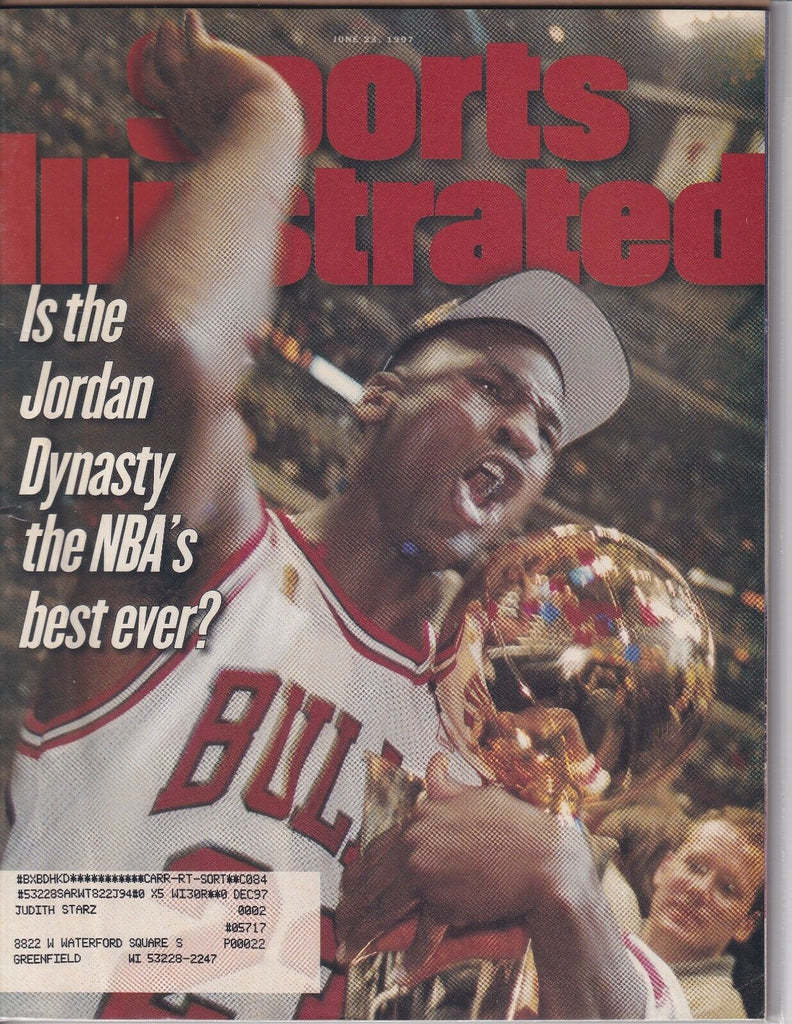 Sports Illustrated Magazine Michael Jordan's Dynasty June 23, 1997 041019nonr