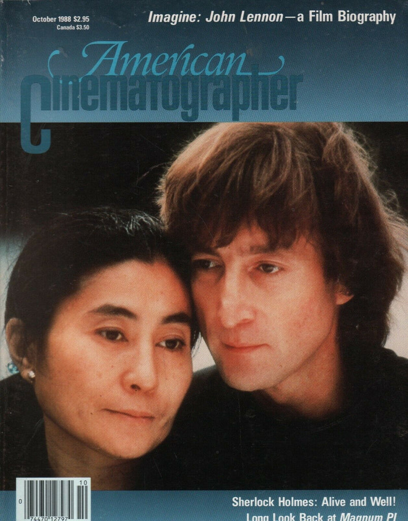 American Cinematographer Magazine October 1988 John Lennon Yoko Ono 082520AME