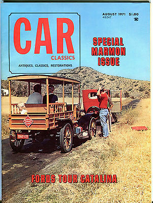 Car Classics Magazine August 1971 Fords Tour Catalina EX 060916jhe