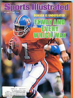 Sports Illustrated Magazine October 13 1986 John Elway EX 041216jhe