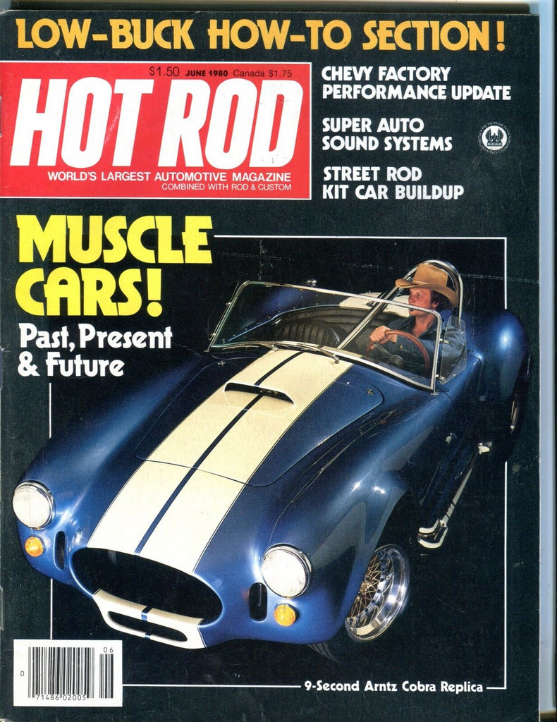 Hot Rod Magazine June 1980 Arntz Cobra Replica EX No ML 051417nonjhe