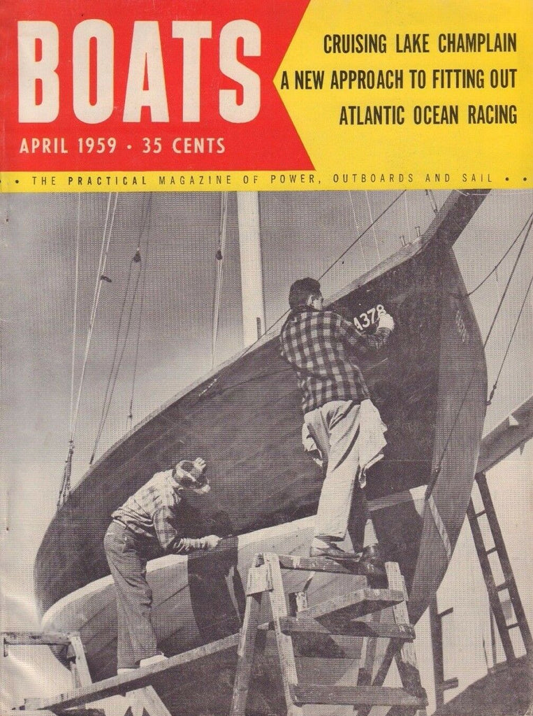 Boats April 1959 Cruising Lake Champlain, Atlantic Ocean Racing 050217nonDBE