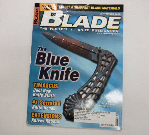 Blade Magazine The Blue Knife September 2002 111416R