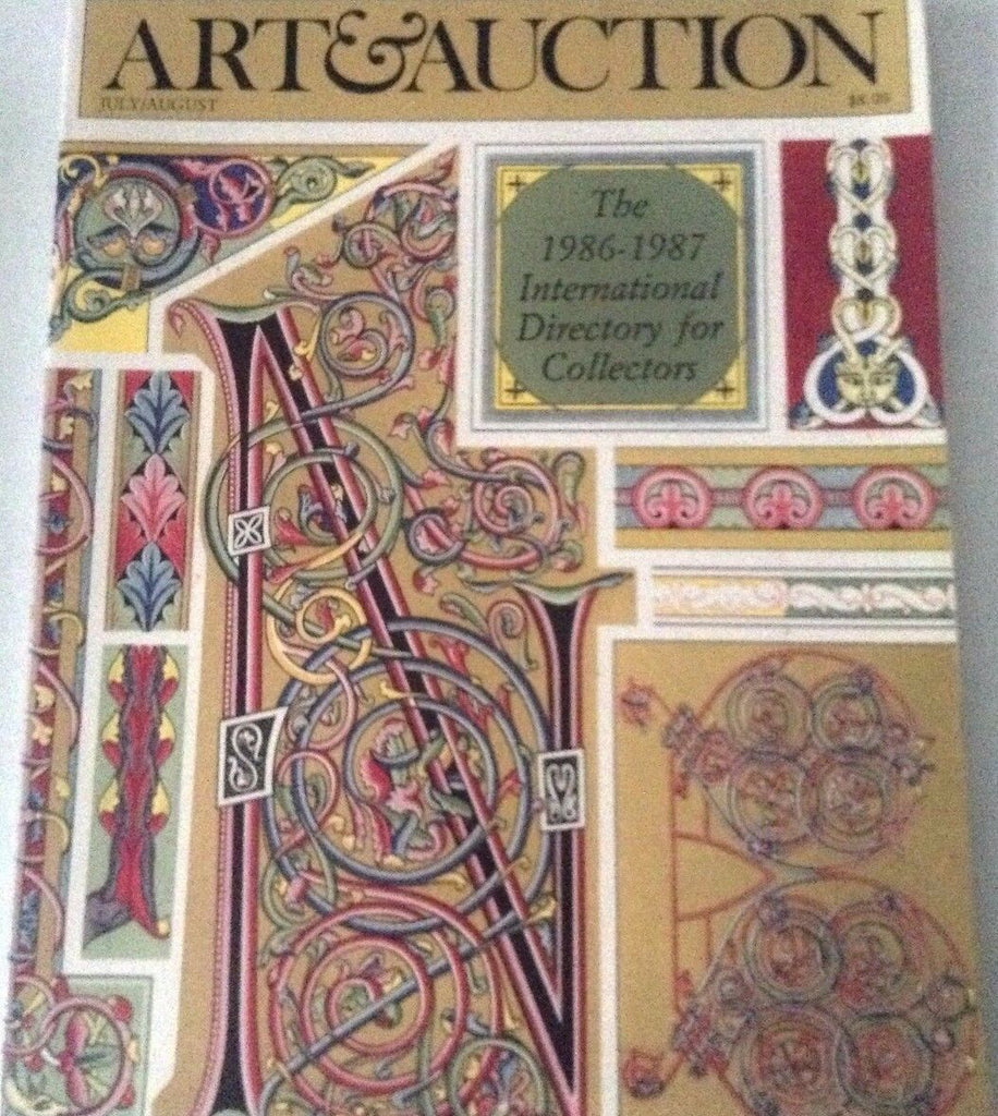 Art & Auction Magazine International Directory July/August 1986 072217nonrh