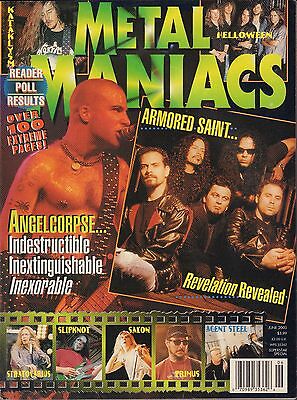 Metal Maniacs June 2000 Angelcorpse, Slipknot, Primus VG 070816DBE