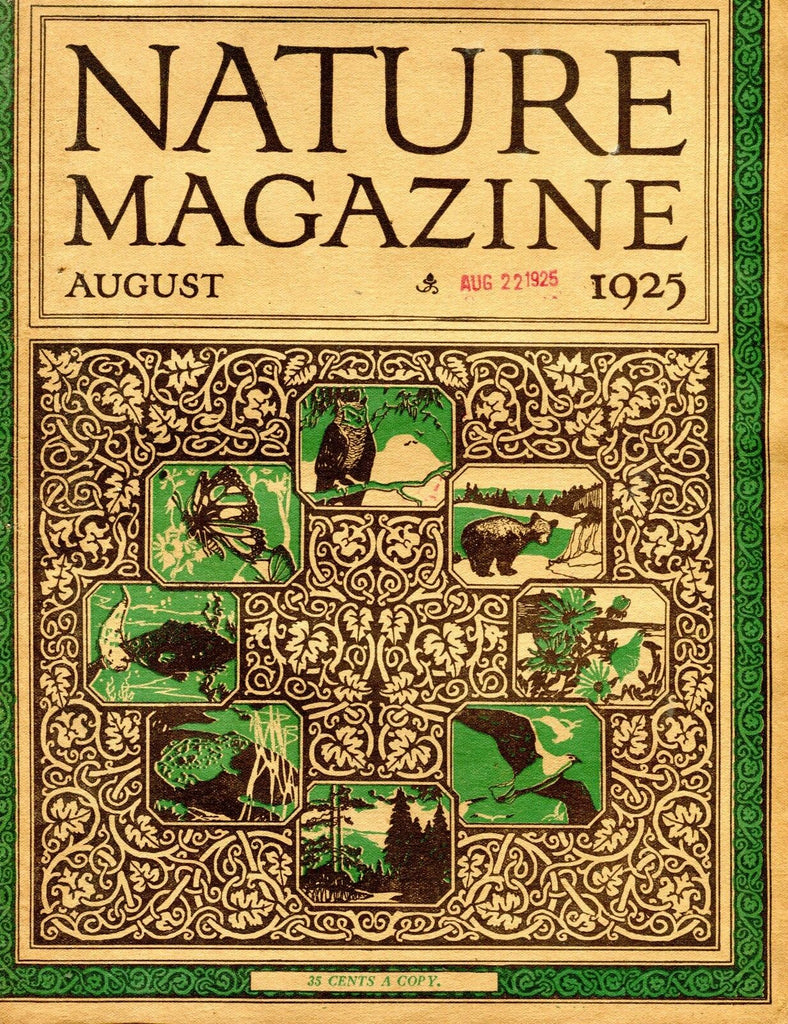 Nature Magazine August 1925 VG No ML 020917jhe
