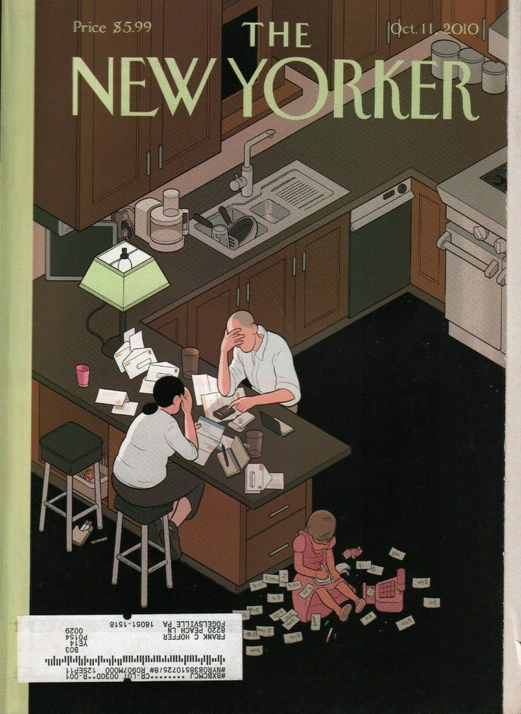 The New Yorker October 11 2010 Table Talk Billy Collings Art 022420AME2