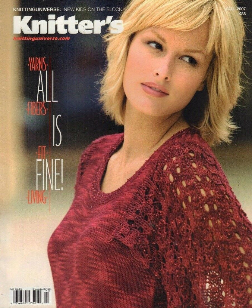 Knitter's Magazine Julie Gaddy Wings Fall 2007 061218nonr