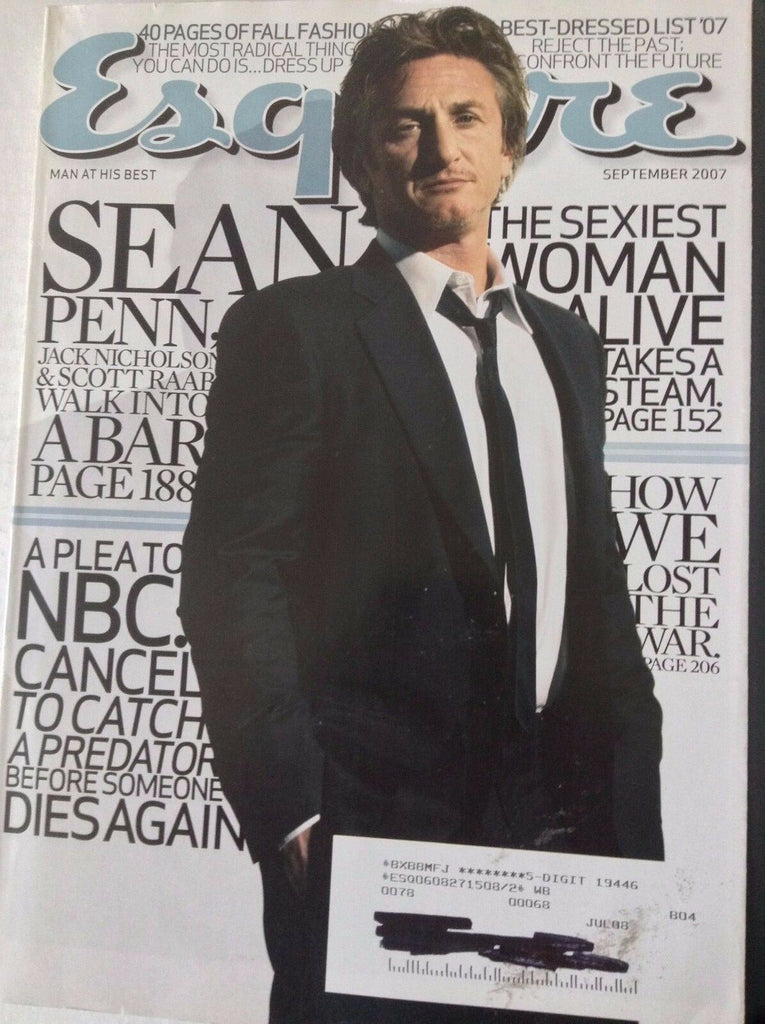 Esquire Magazine Sean Penn Jack Nicholson September 2007 082917nonrh2