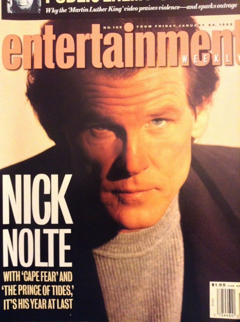 Entertainment Weekly Magazine Nick Nolte January 24, 1992 NO ML 081218nonrh