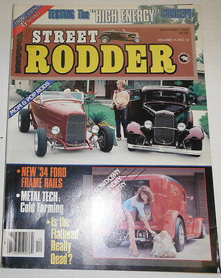Street Rodder Magazine Metal Tech: Cold Forming & '34 Ford December 1982 090514R