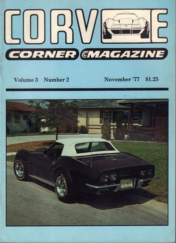 Corvette Corner Magazine November 1977 The 2 Greatest 'Vettes Ever 031017nonDBE