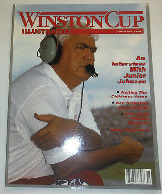Winston Cup Magazine Junior Johnson & The Childress Home October 1991 121014R