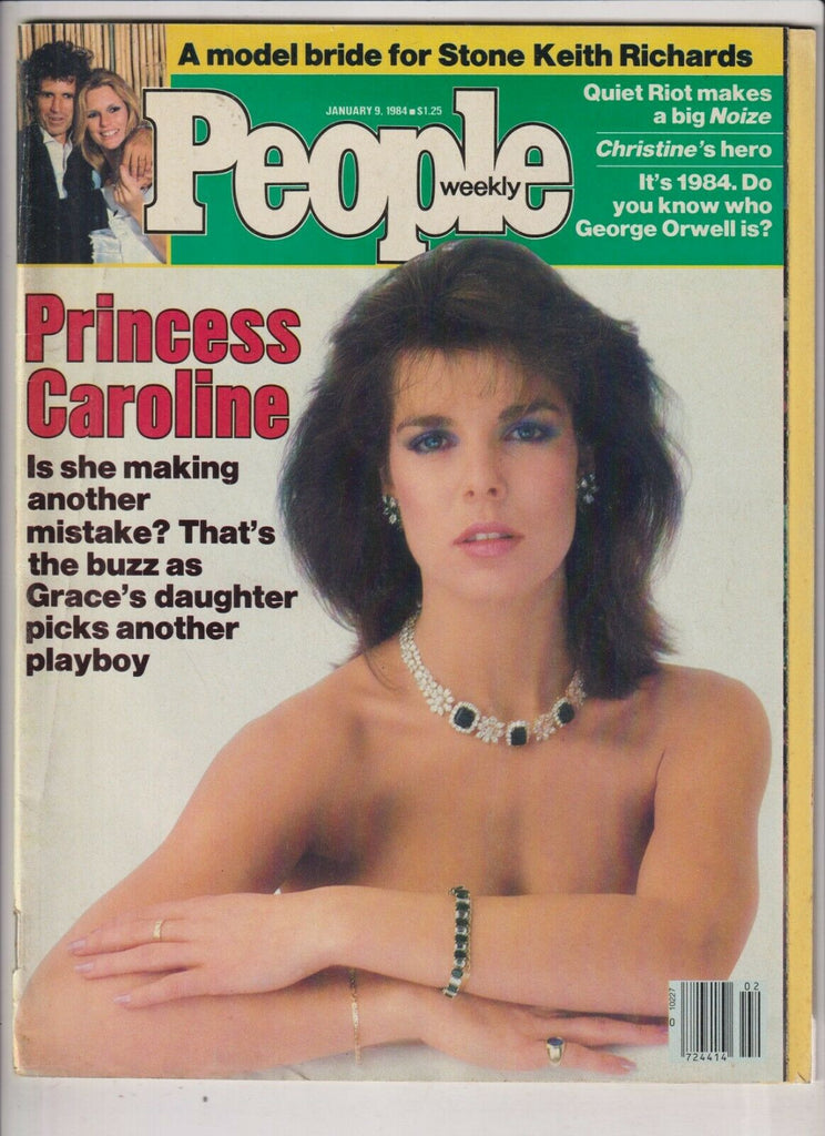 People Mag Princess Caroline Keith Richards January 9, 1984 032920nonrh