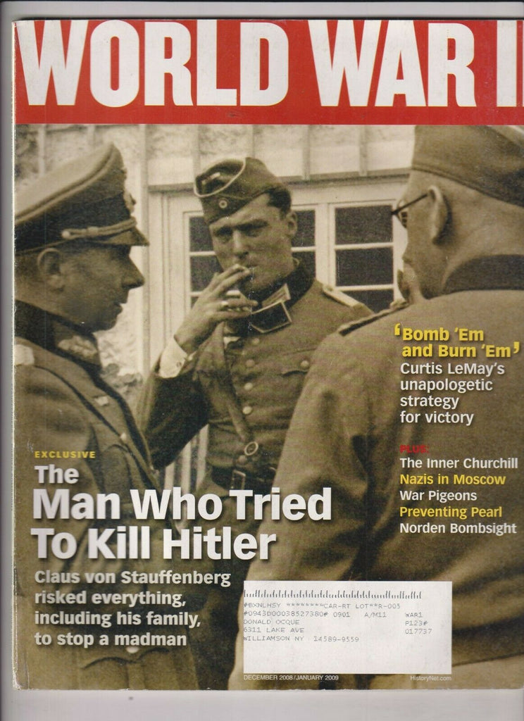 World War II Mag Man Who Tried To Kill Hitler January 2009 121319nonr