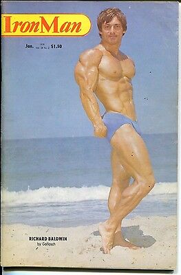 Iron Man Muscle Magazine Vol.38 No. 2 January 1979 Richard Baldwin EX 111815DBE