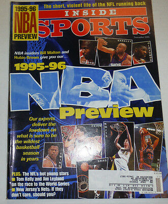 Inside Sports Magazine Charles Barkley Ewing & Shaq November 1995 121714R