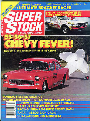 Super Stock & Drag Illustrated Magazine October 1984 Chevy Fever! EX 021916jhe