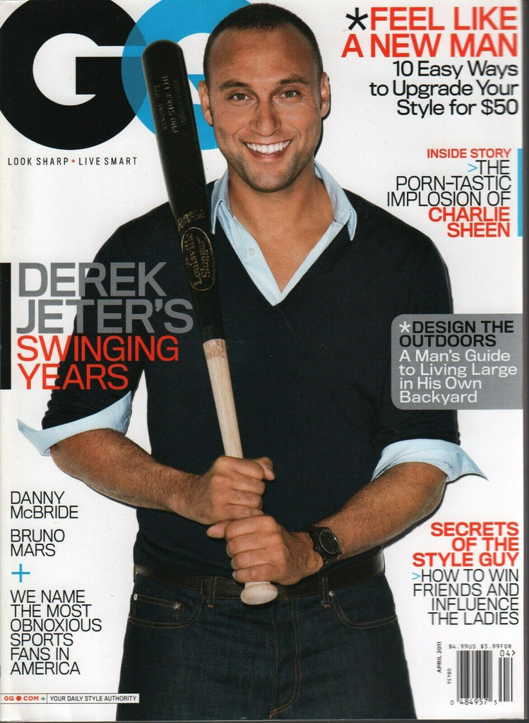 GQ Men's Magazine April 2011 Derek Jeter Danny McBride Bruno Mars 031120AME