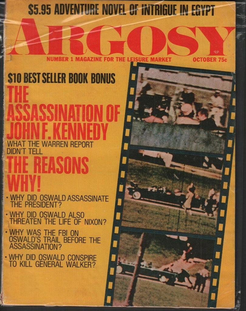 Argosy October 1970 Assassination of John F Kennedy Warren Report 061919AME