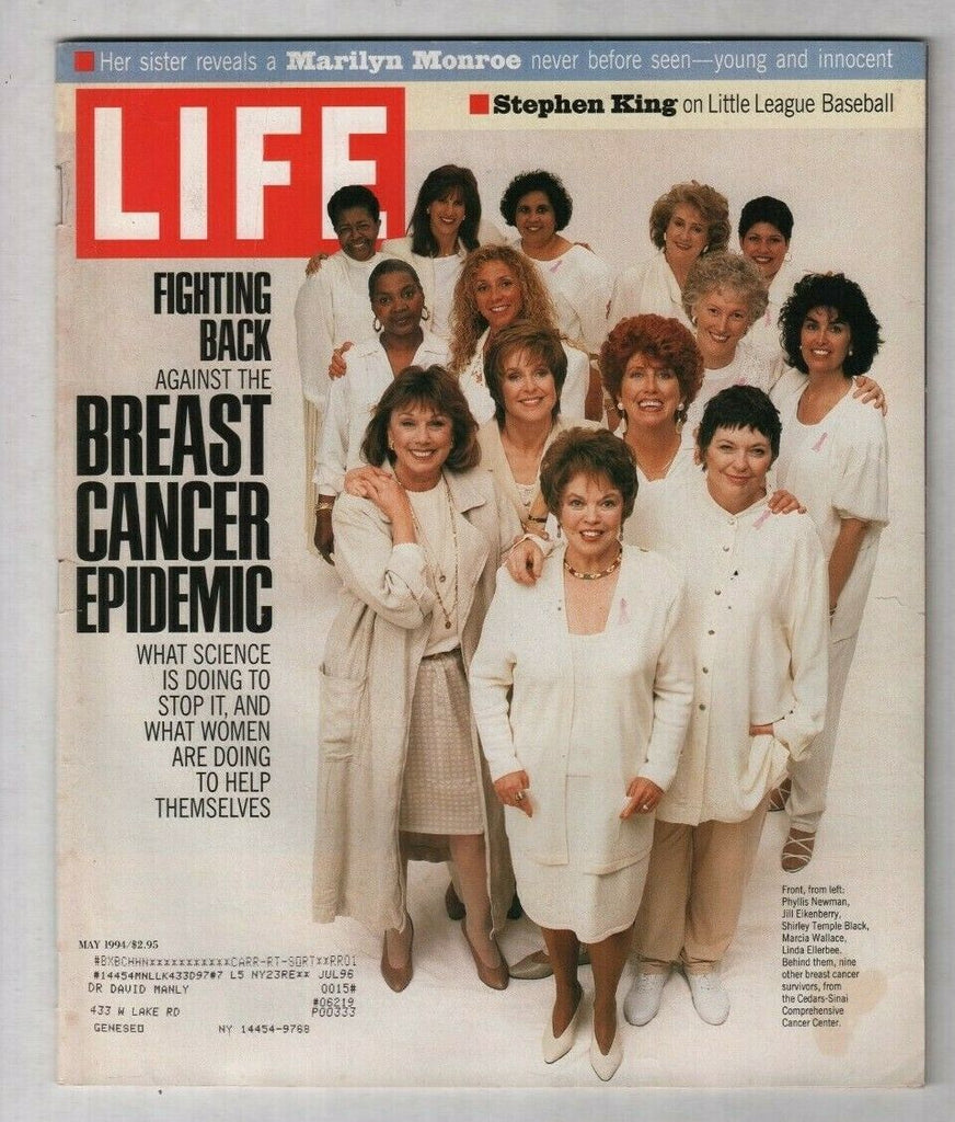 Life Magazine Breast Cancer Epidemic Fighting Back May 1994 012920nonr