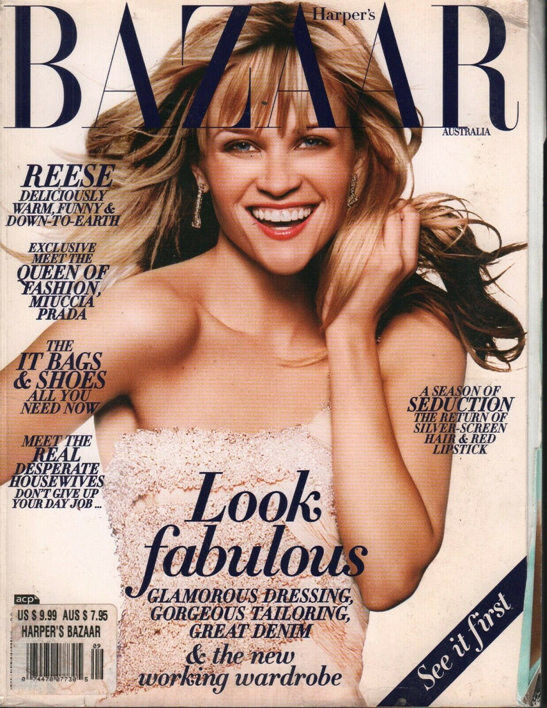 Harpers Bazaar Australia Sept 2007 Reese Witherspoon Miuccia Prada 072619AME