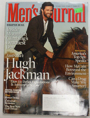 Men's Journal Magazine Hugh Jackman John McCain November 2008 070815R