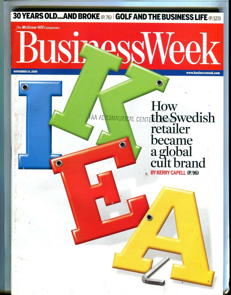 Business Week Magazine November 14 2005 IKEA EX w/ML FAA Library 102416jhe