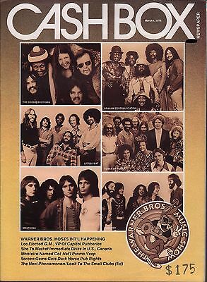 Cash Box March 1 1975 Warner Bros. Records, The Doobie Brothers EX 120215DBE
