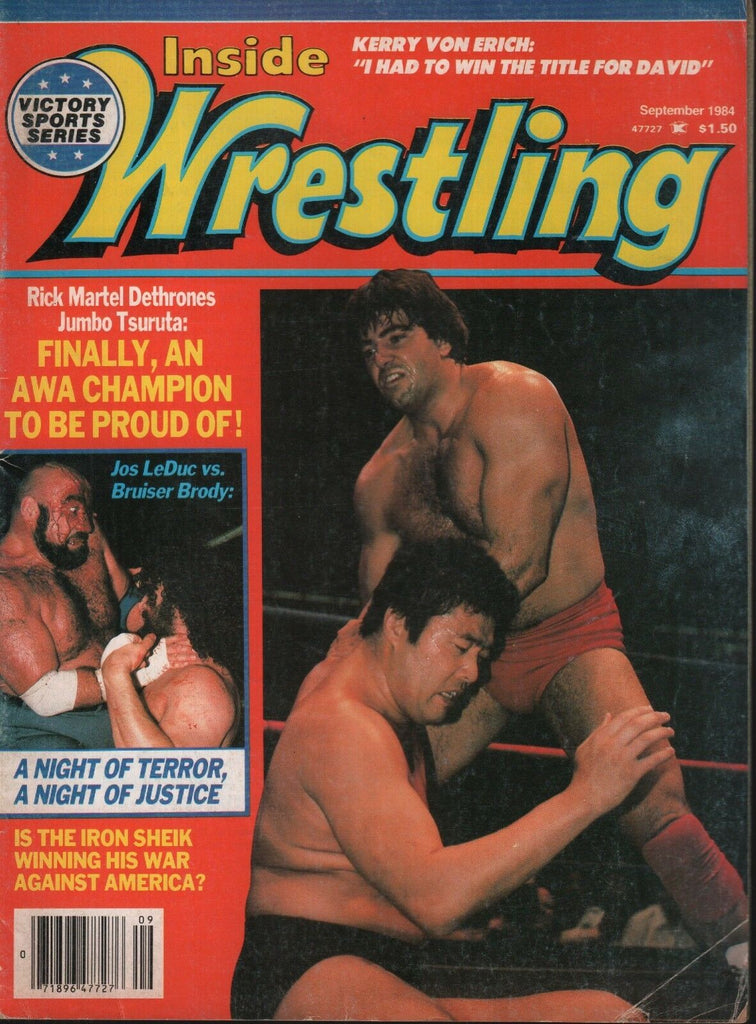 Inside Wrestling September 1984 Kerry Von Erich Rick Martel 101518ame3