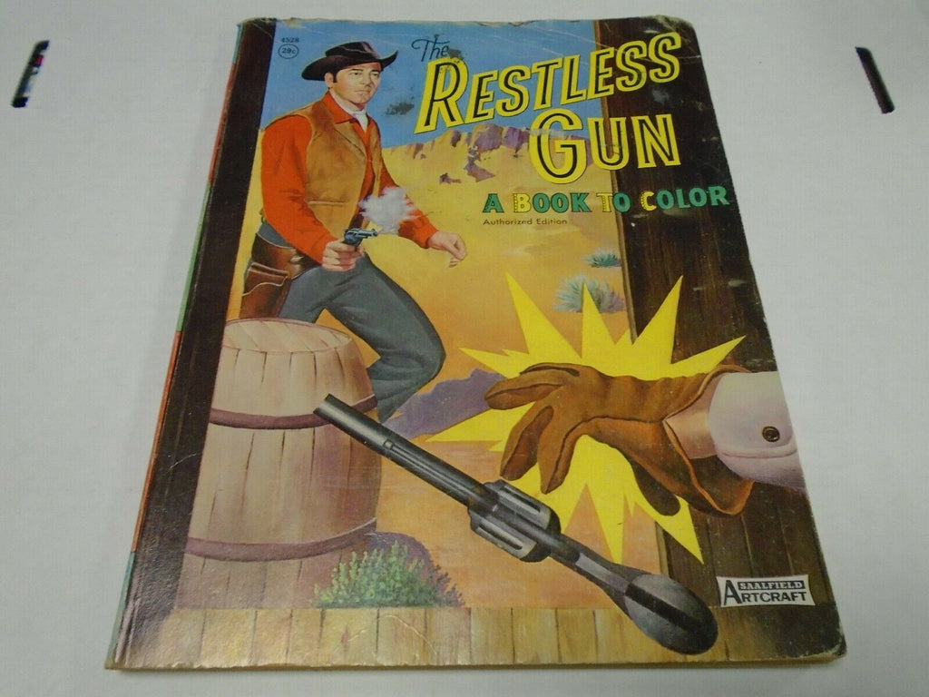 The Restless Gun Book To Color Authorized Edition 1958 30% Drawn in 112619AME