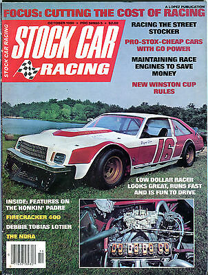 Stock Car Racing Magazine October 1980 Low Dollar Racer EX 022916jhe